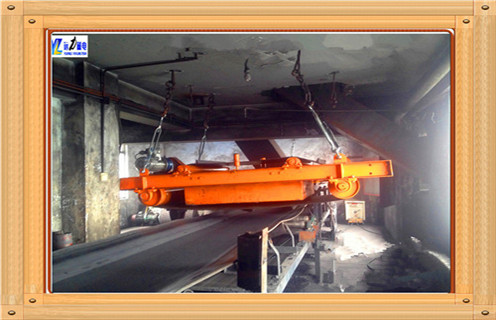 福建超強干式自卸式電磁除鐵器