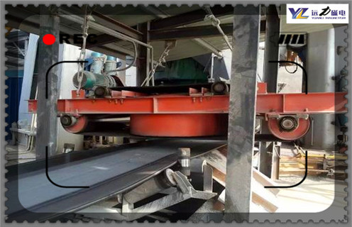 電磁自卸除鐵器，福建電磁自卸油冷除鐵器定做_福建電磁自卸油冷除鐵器定做廠家配件_型號及工作視頻  